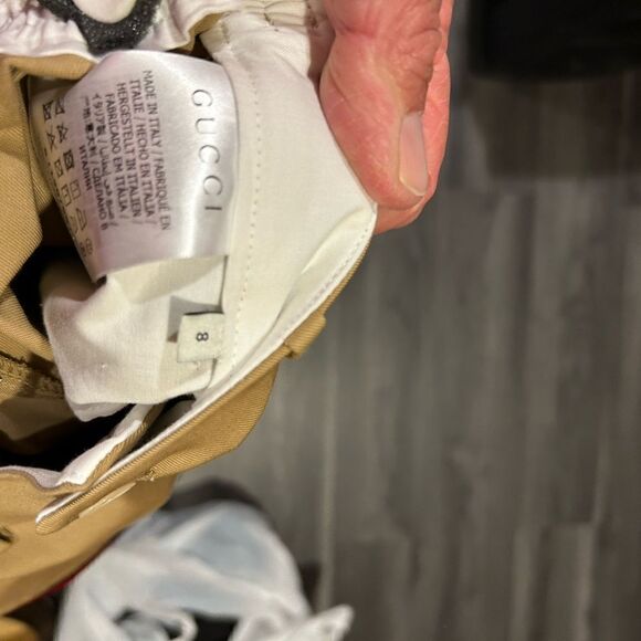 Boys, Gucci, web stripe track pants size 8, made in Italy - Picture 7 of 7